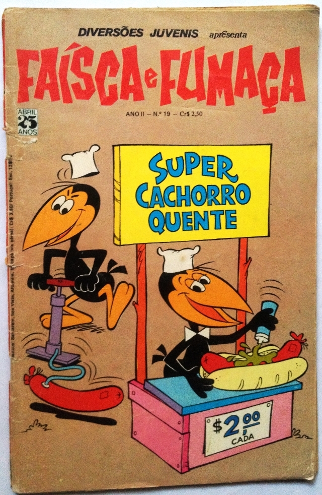 Faisca e Fumaça n. 19 fev/75 Ed. Abril hqcolec Faisca e Fumaça n. 19 fev/75 Ed. Abril hqcolec