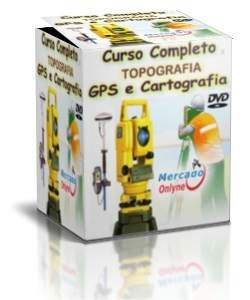CURSO DE TOPOGRAFIA E GPS EM DVD