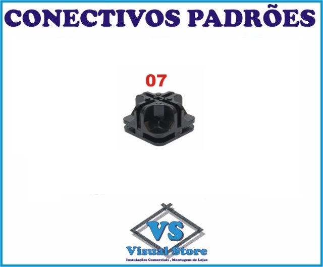 CONECTIVOS P/MODULADO DE VIDRO / TELAS *MODELO 07?cache=2021-08-26