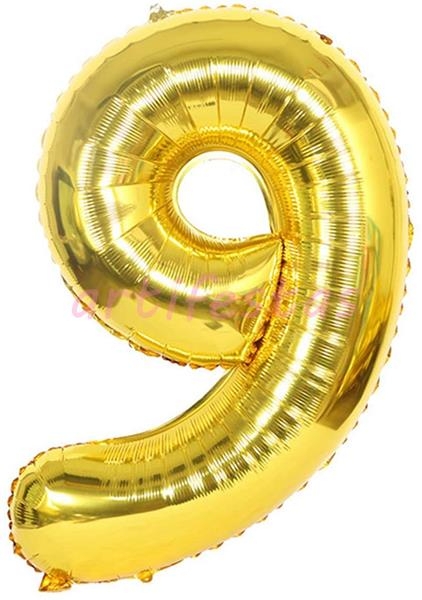 Balao Dourado Tamanho 40 Pol 95 105 Cm Numero 9 Balao Vazio Por R 15 90 Balao Dourado Tamanho 40 Pol 95 105 Cm Numero 9 Balao Vazio Por R 15 90