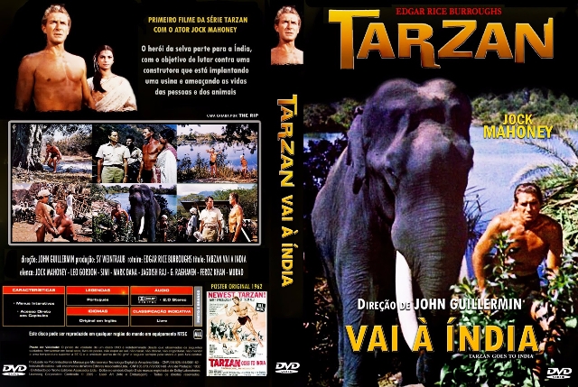 D077-TARZAN VAI À ÍNDIA - Tarzan Goes To Índia - 1962 por R$5,00