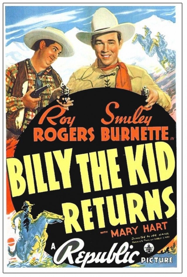 O RETORNO DE BILLY THE KID (Roy Rogers,Smiley Burnette 