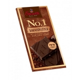 Barra de Chocolate 75% Cacau com Lascas Crocantes de Cacau da Ilha de São Tomé Sarotti 100 g (Cód. 87) 