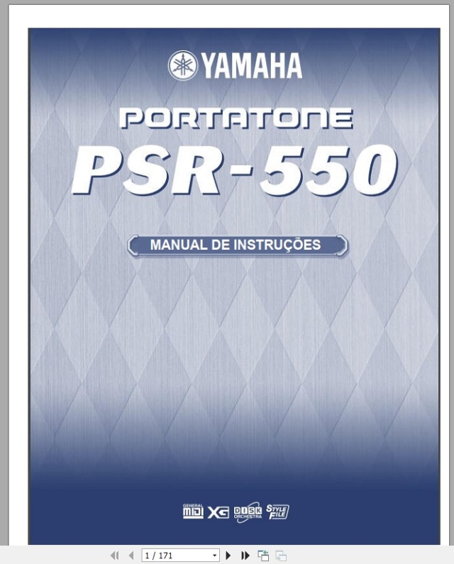 Manual Do Teclado Yamaha Psr 2100 Em Portugues